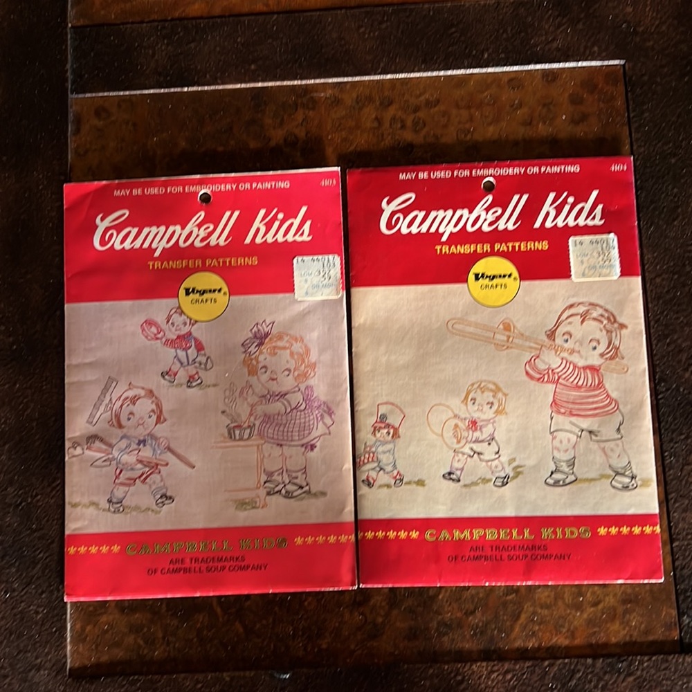 1960’s Vogart Crafts Campbell Kids Transfer Patterns